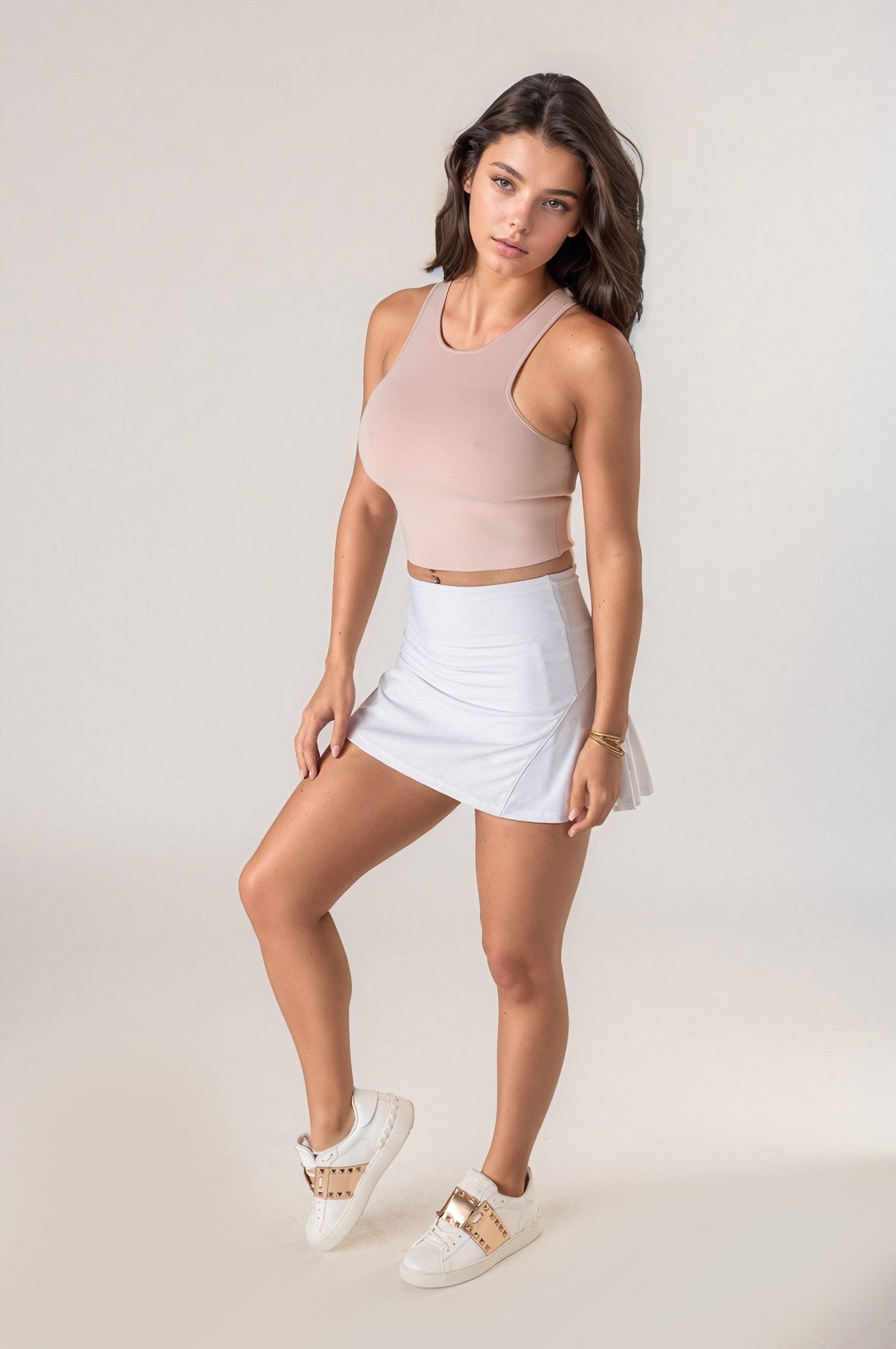 Foreplay Golf Womens Tank Pink