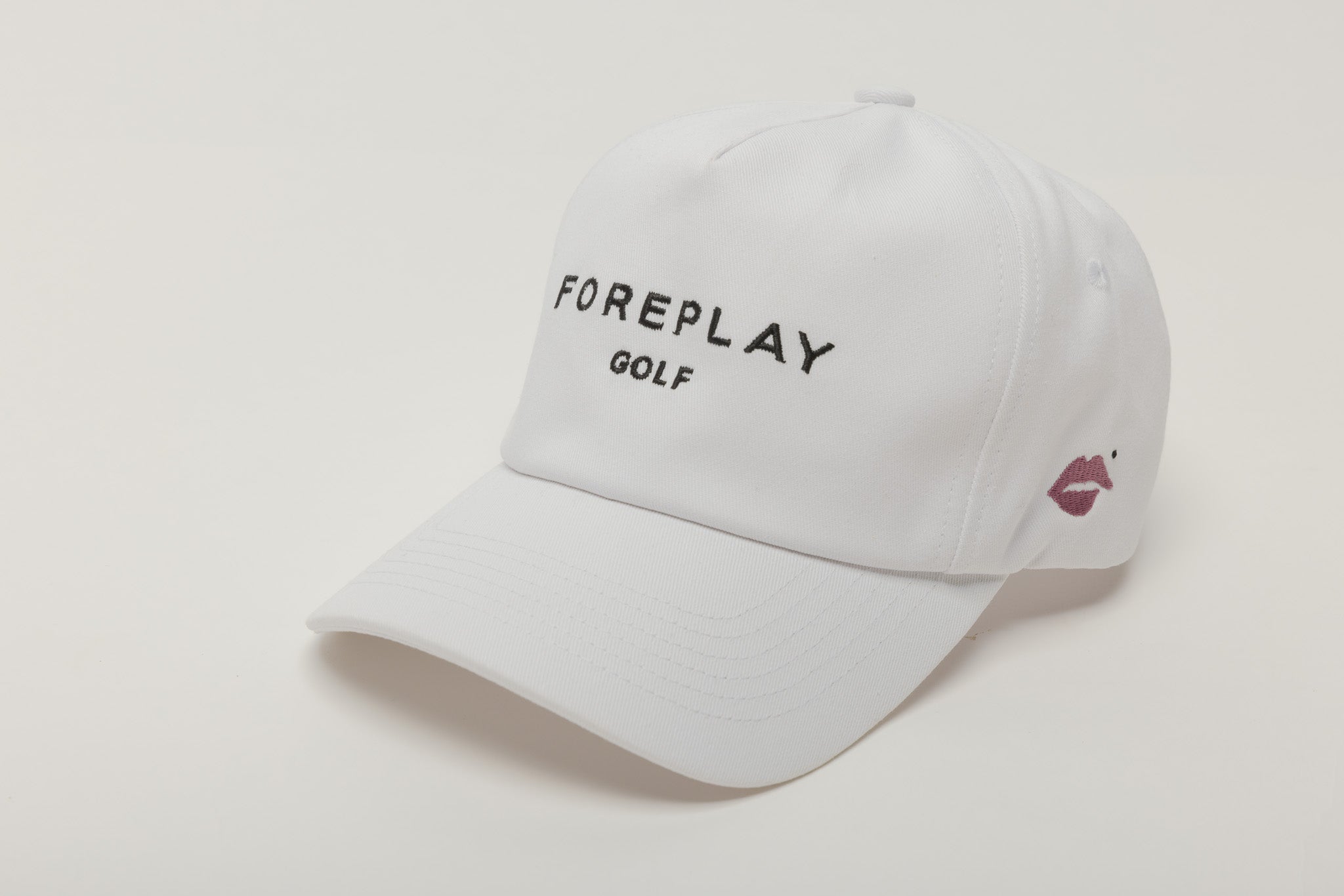Foreplay Golf Hat Lips Logo Men or Women