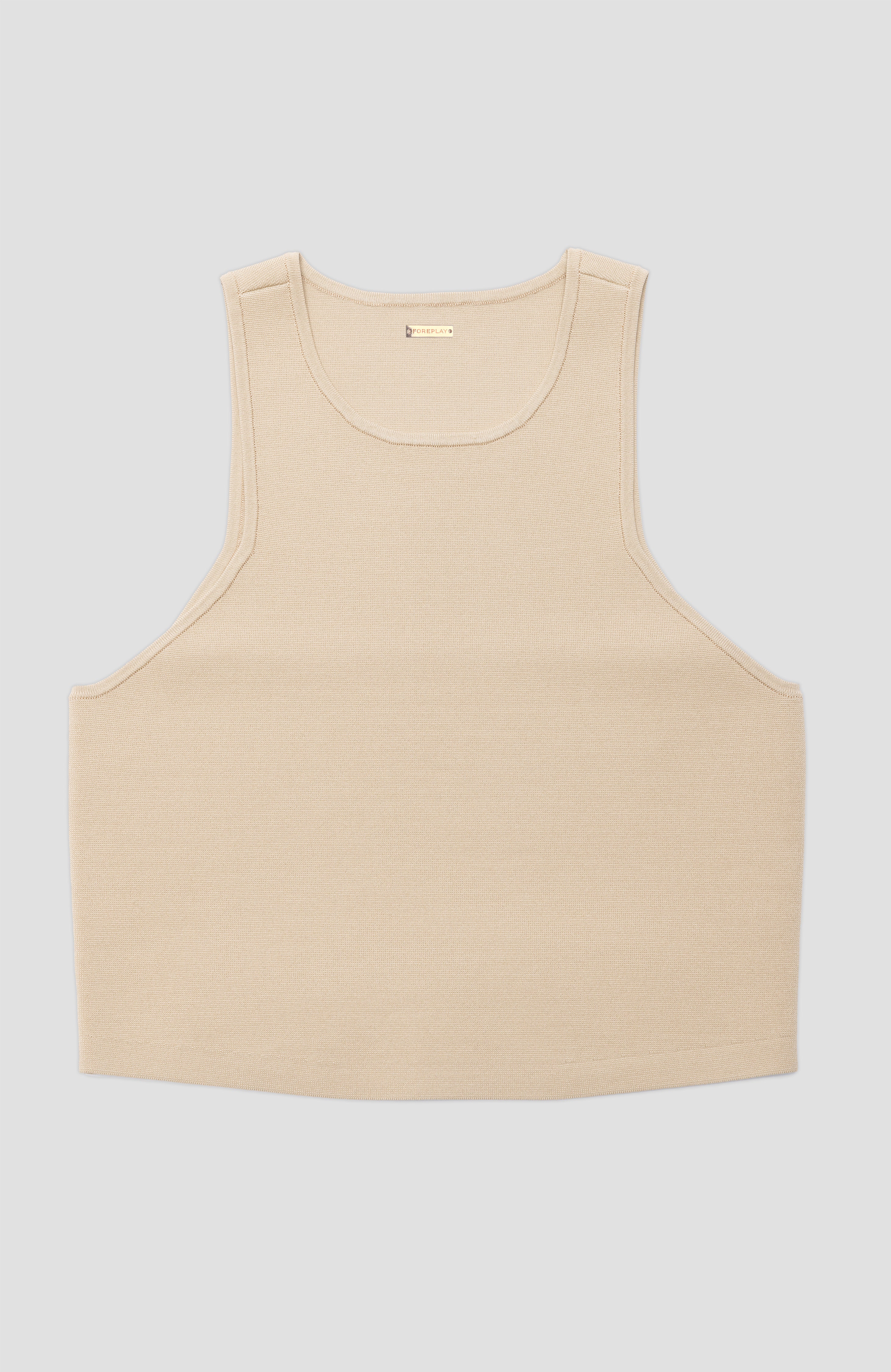Foreplay Golf Womens Tank Camel
